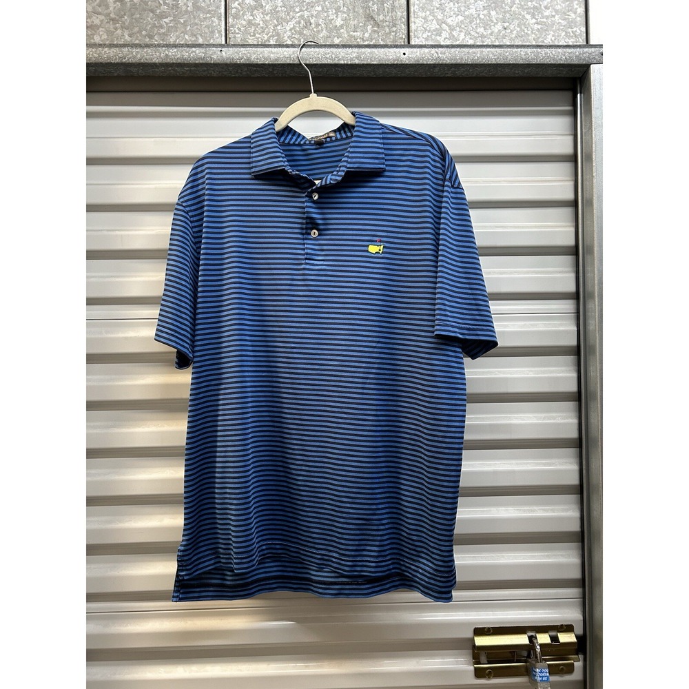 Peter Millar Masters Augusta National Poly / Spandex Large Blue Black - Read